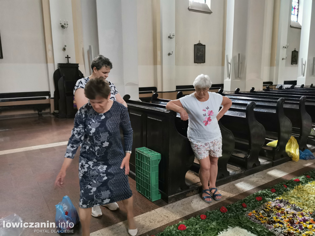 Kwiecisty dywan Boże Ciało Domaniewice 2023
