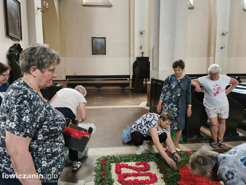 Kwiecisty dywan Boże Ciało Domaniewice 2023