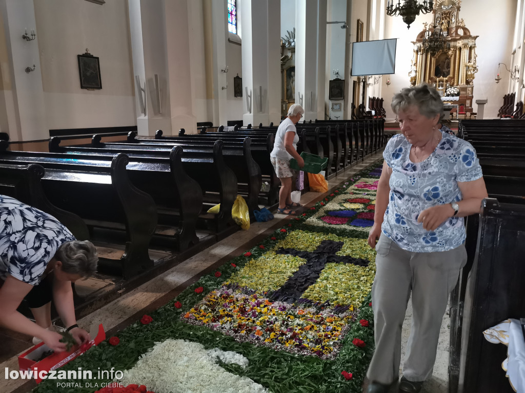 Kwiecisty dywan Boże Ciało Domaniewice 2023