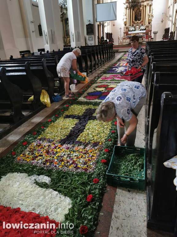 Kwiecisty dywan Boże Ciało Domaniewice 2023