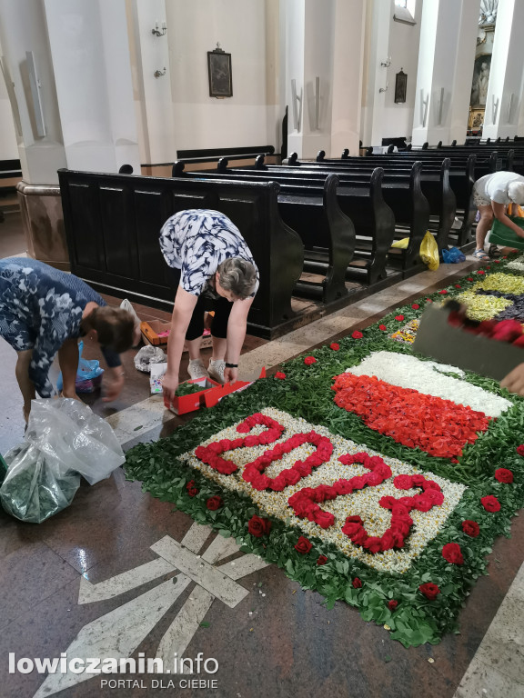 Kwiecisty dywan Boże Ciało Domaniewice 2023
