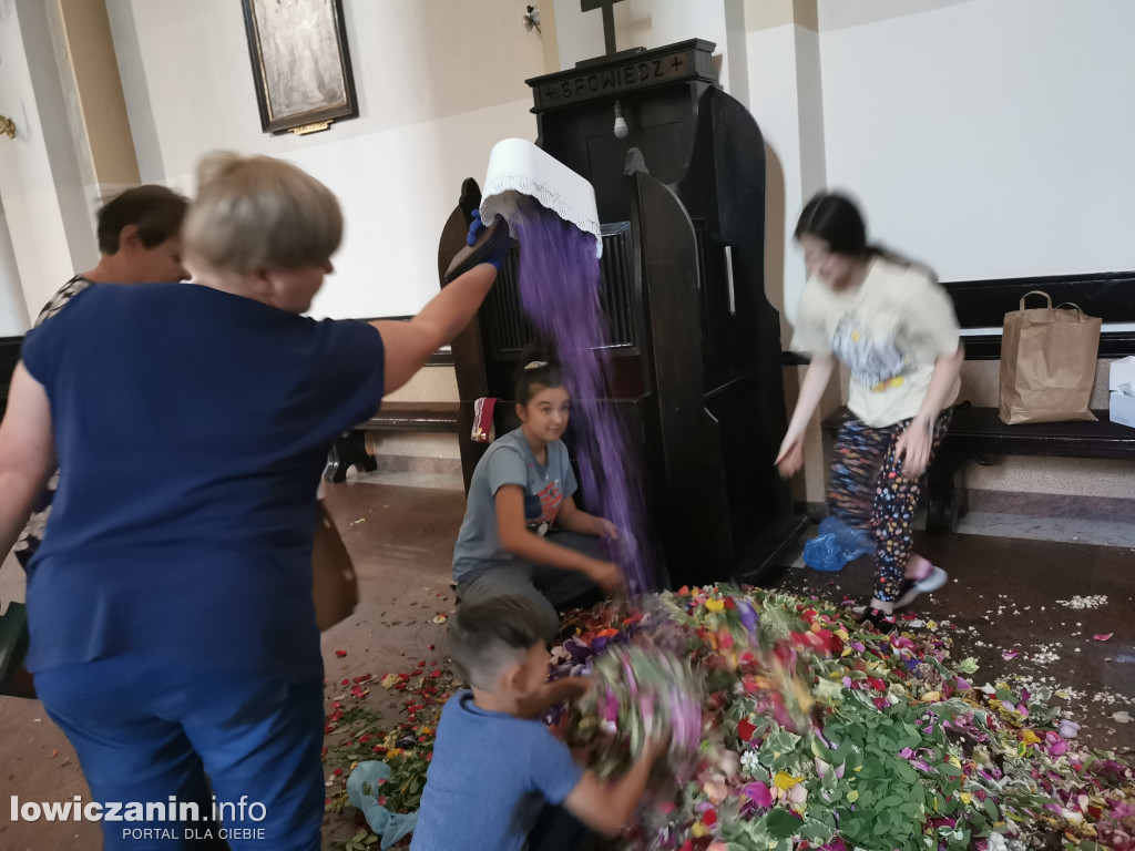 Kwiecisty dywan Boże Ciało Domaniewice 2023