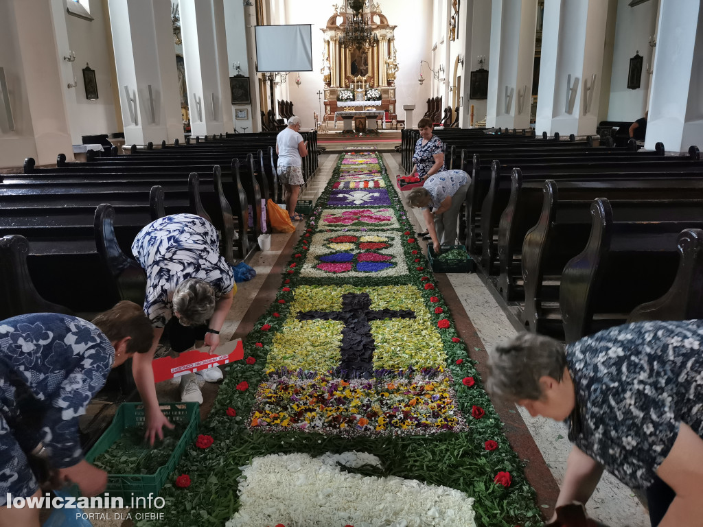 Kwiecisty dywan Boże Ciało Domaniewice 2023