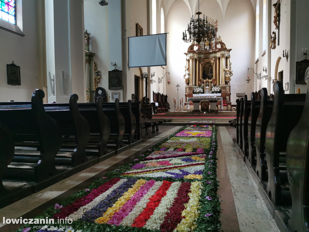 Kwiecisty dywan Boże Ciało Domaniewice 2023