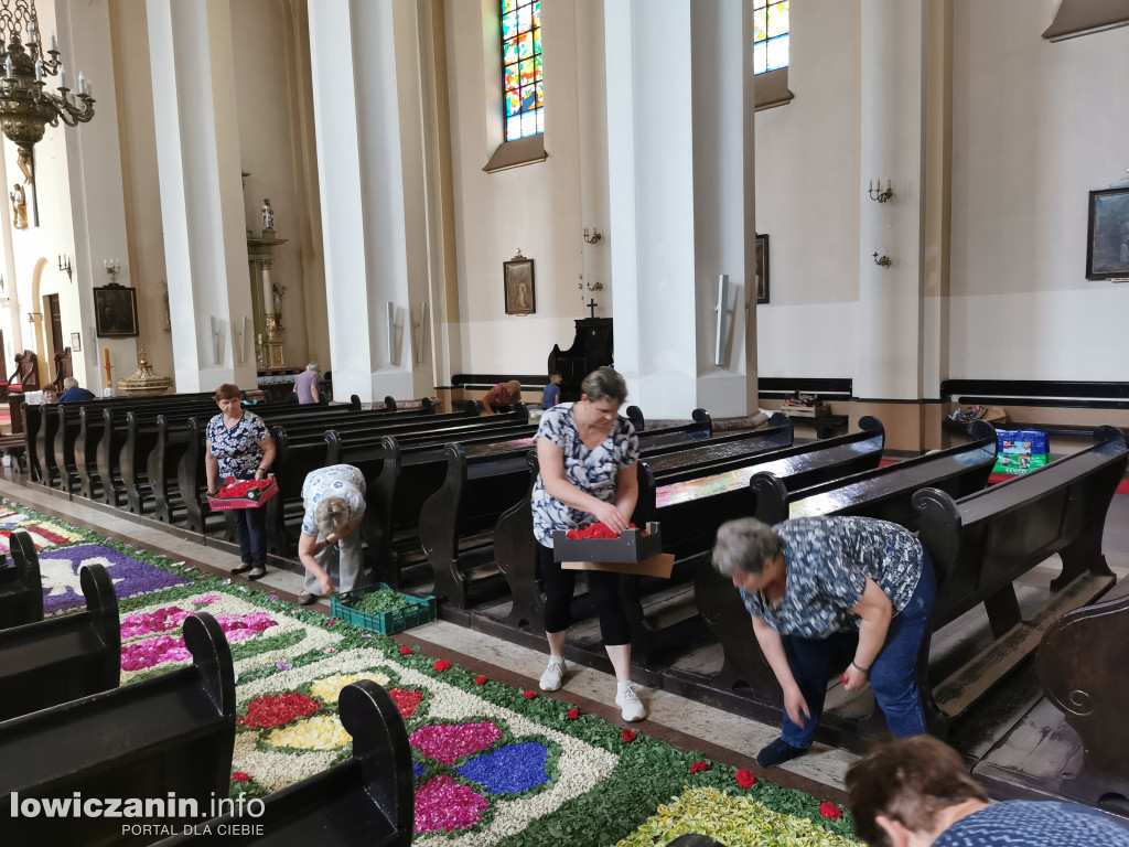 Kwiecisty dywan Boże Ciało Domaniewice 2023