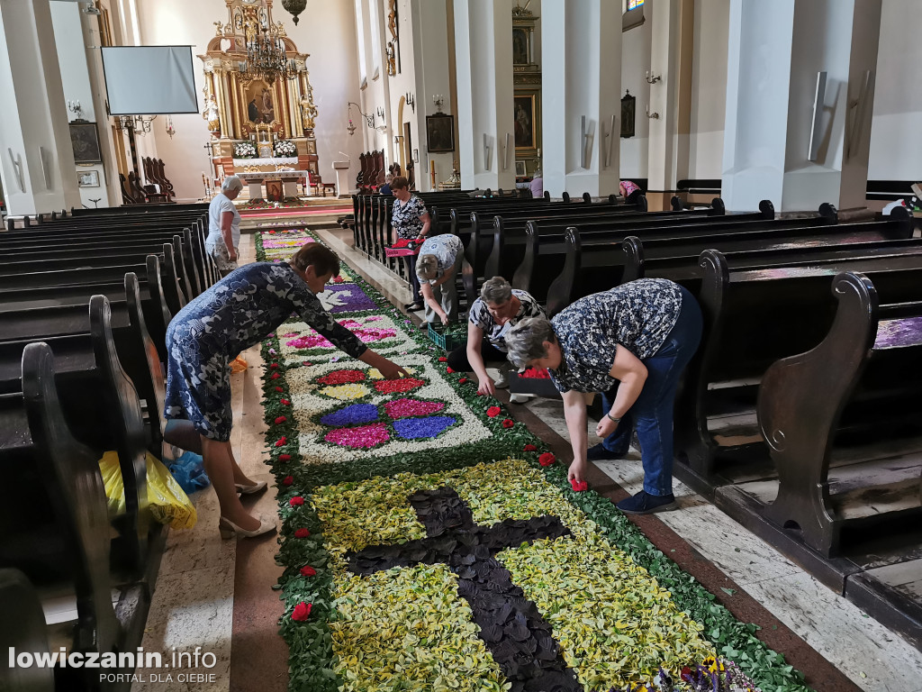 Kwiecisty dywan Boże Ciało Domaniewice 2023