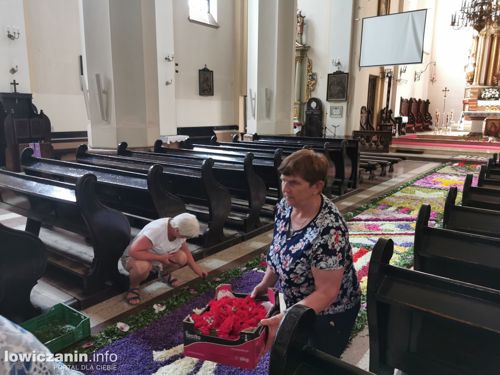 Kwiecisty dywan Boże Ciało Domaniewice 2023