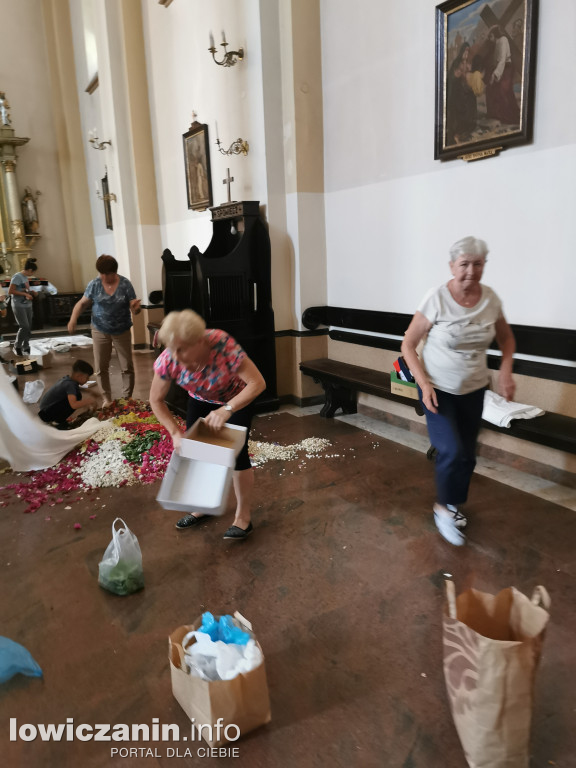 Kwiecisty dywan Boże Ciało Domaniewice 2023