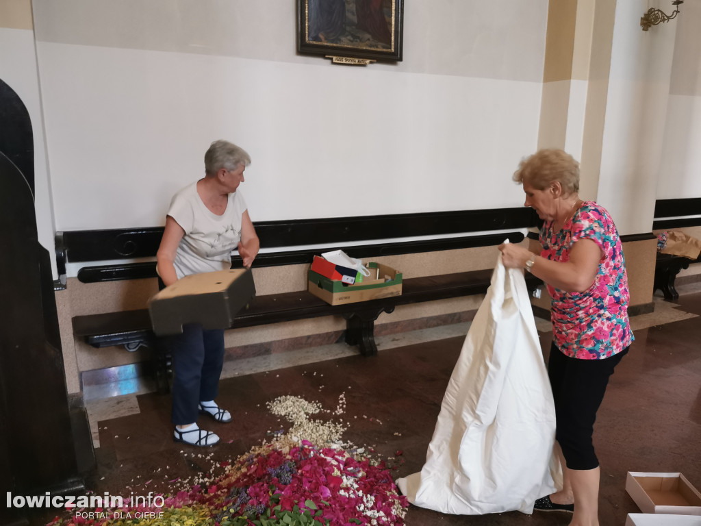 Kwiecisty dywan Boże Ciało Domaniewice 2023