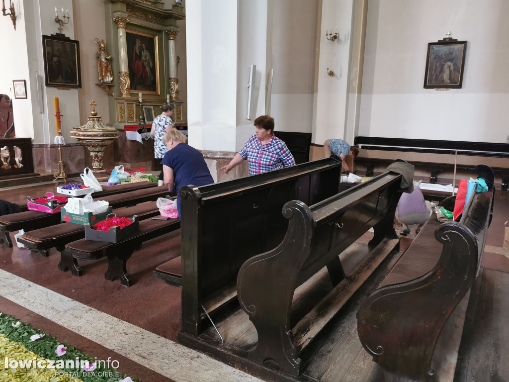 Kwiecisty dywan Boże Ciało Domaniewice 2023