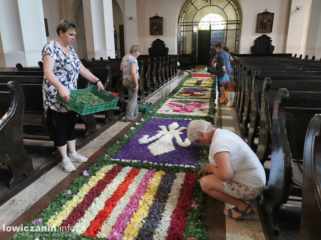 Kwiecisty dywan Boże Ciało Domaniewice 2023