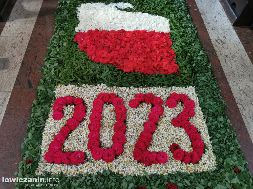Kwiecisty dywan Boże Ciało Domaniewice 2023