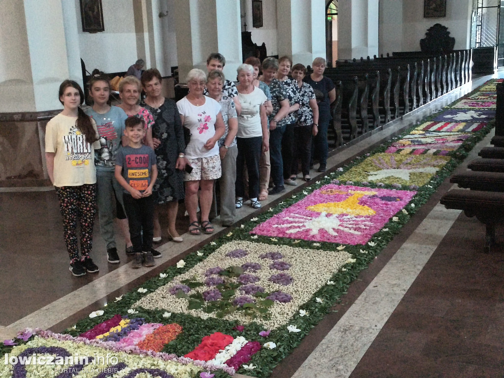 Kwiecisty dywan Boże Ciało Domaniewice 2023