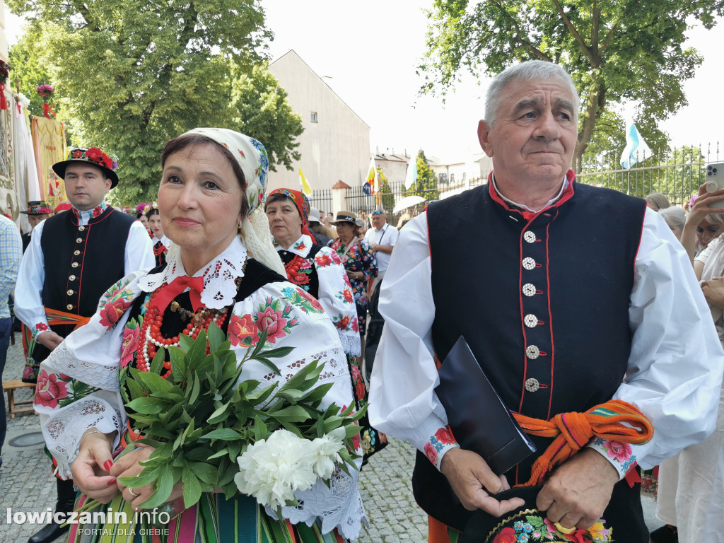 Uroczysta procesja w Boże Ciało w Łowiczu