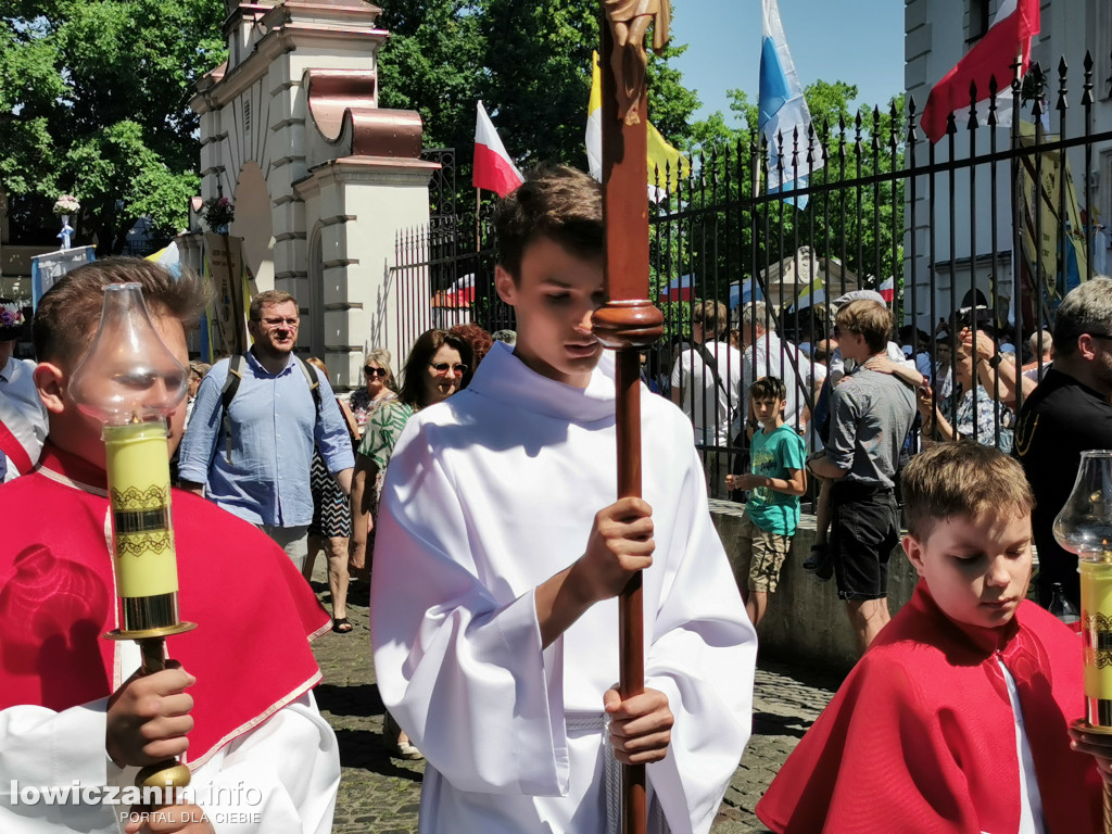 Uroczysta procesja w Boże Ciało w Łowiczu