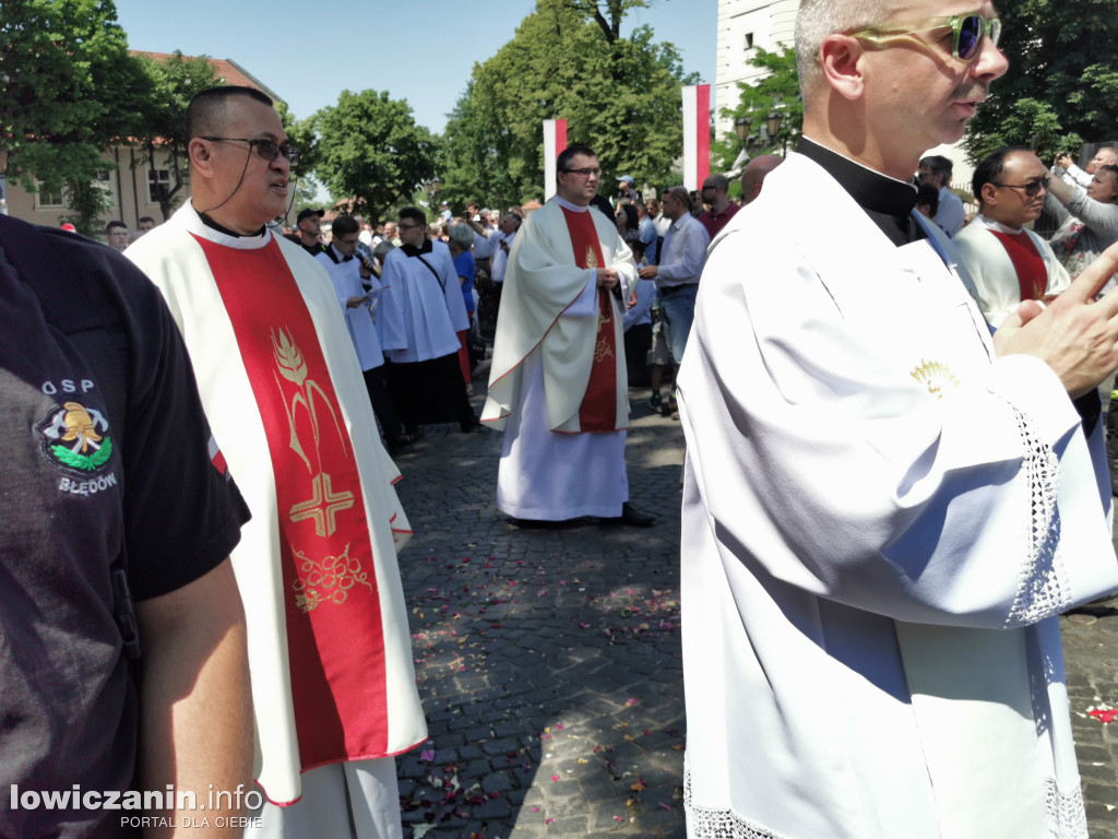 Uroczysta procesja w Boże Ciało w Łowiczu