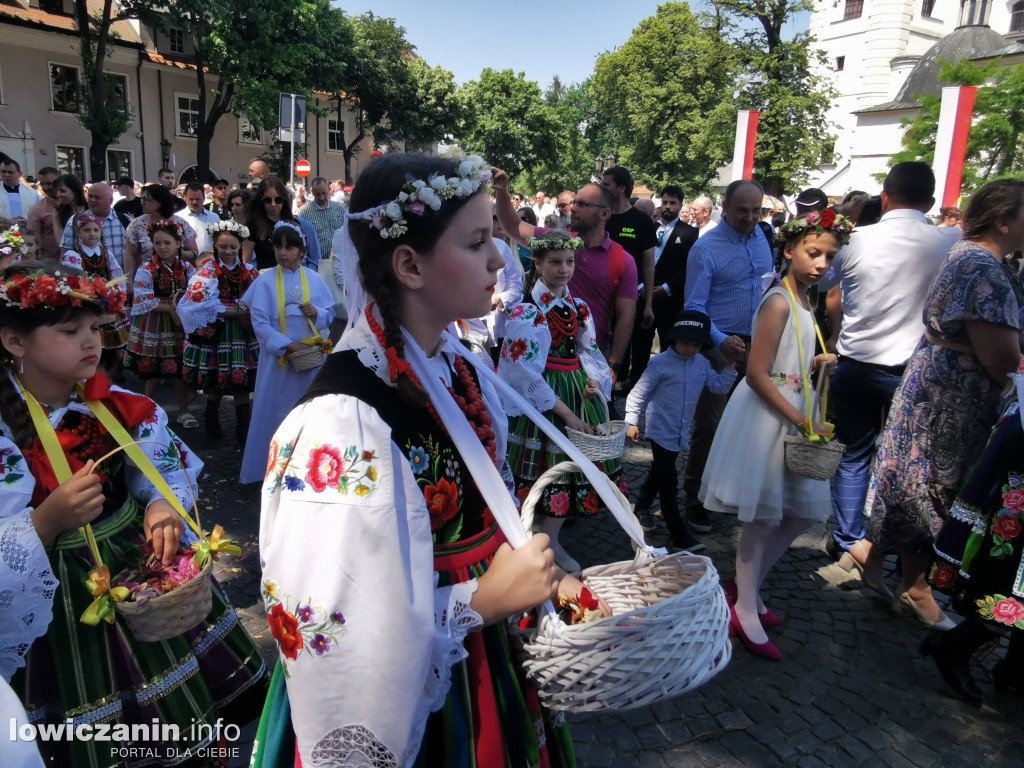 Uroczysta procesja w Boże Ciało w Łowiczu