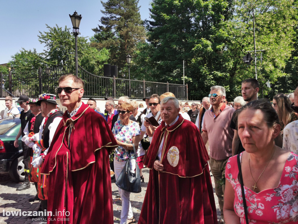 Uroczysta procesja w Boże Ciało w Łowiczu