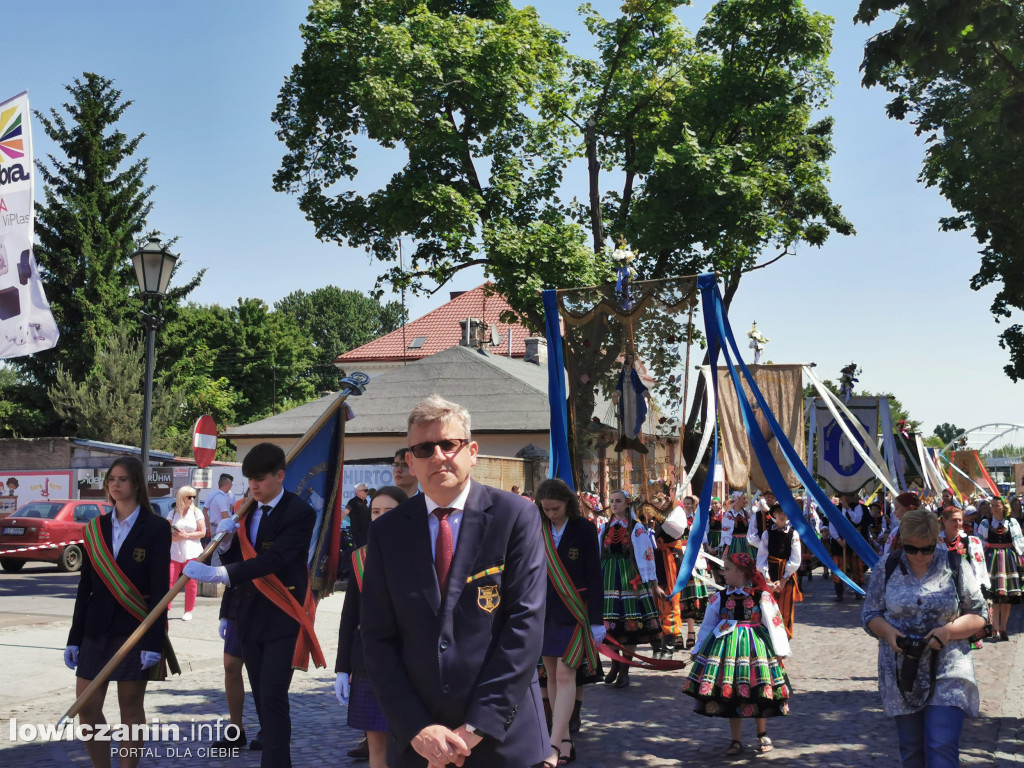 Uroczysta procesja w Boże Ciało w Łowiczu