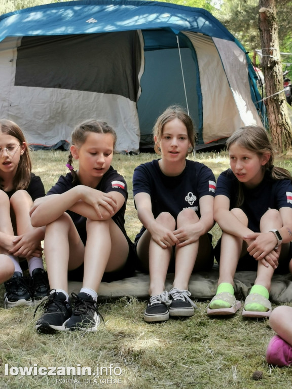 Biwak Hufca ZHP Głowno w Woli Zbrożkowej