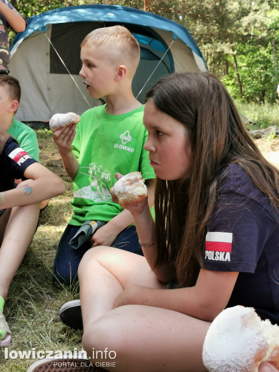 Biwak Hufca ZHP Głowno w Woli Zbrożkowej