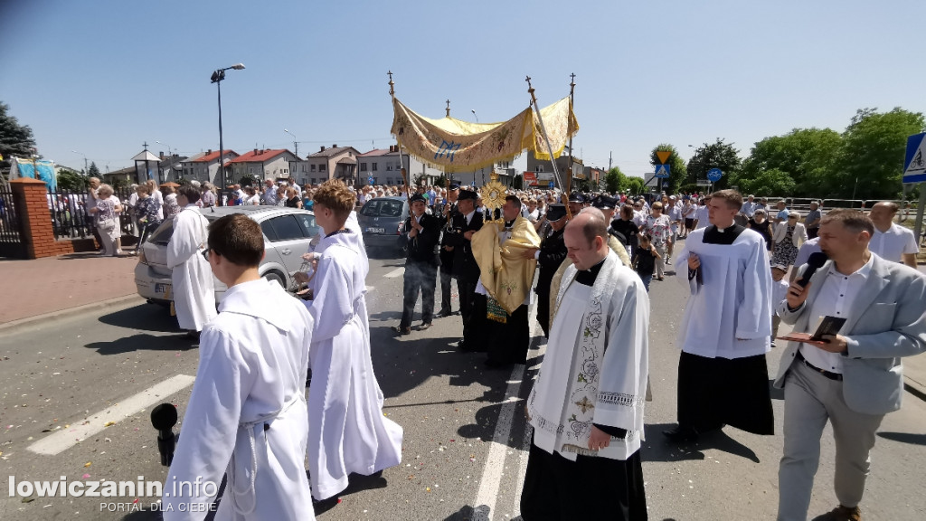 Procesja eucharystyczna w centrum miasta