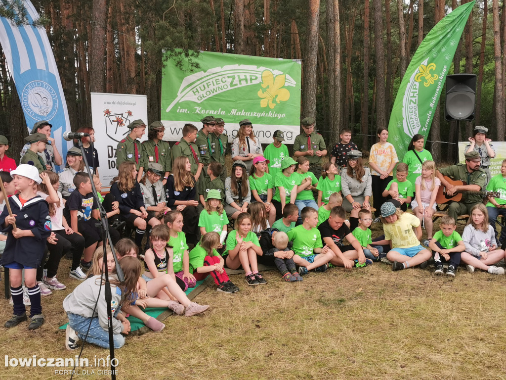 Piknik integracyjny harcerzy z Hufca ZHP Głowno