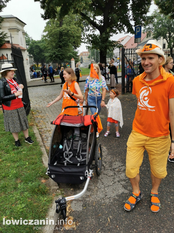 Wyjście pielgrzymki z Łowicza