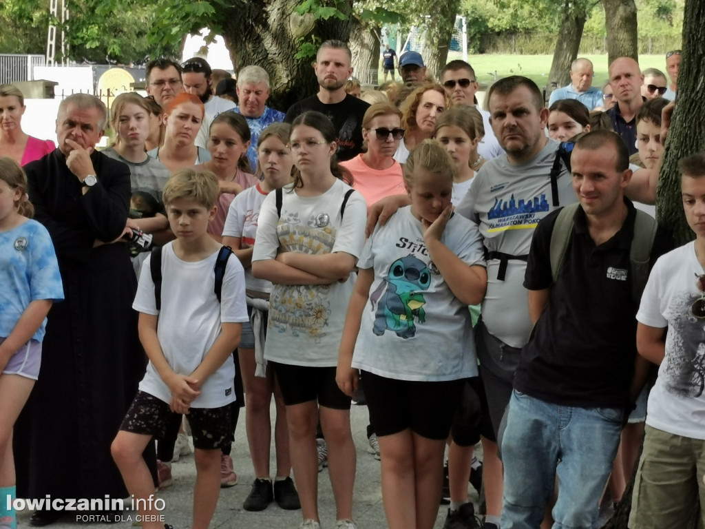Uroczystości na cmentarzu wojennym w Kompinie.
