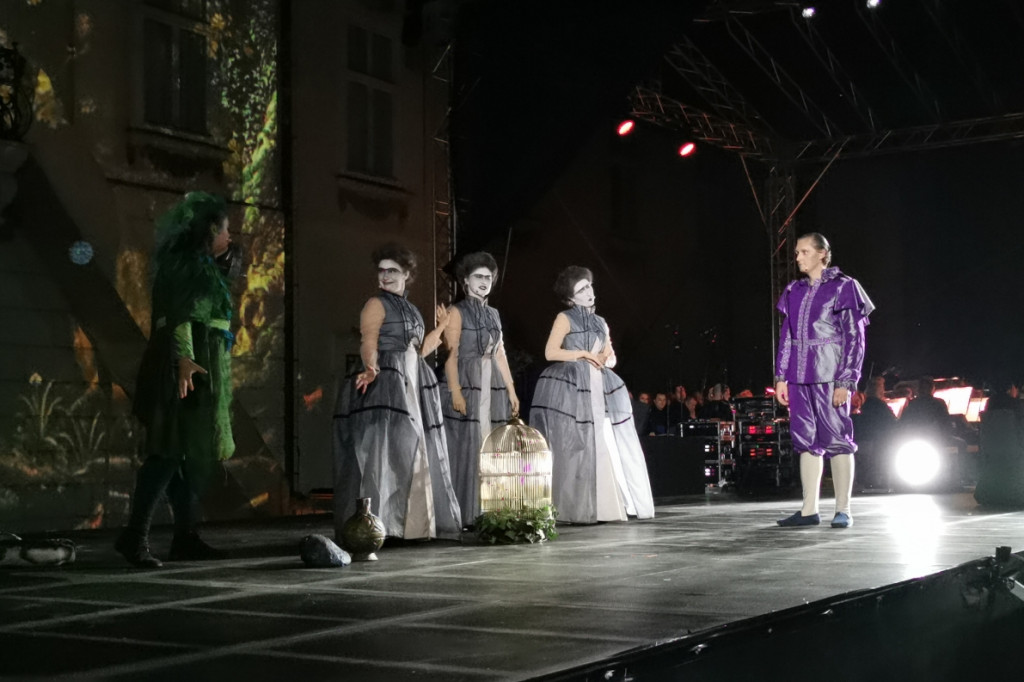 Opera przed pałacem Radziwiłłów