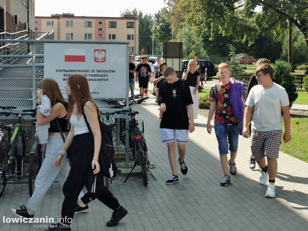 Pierwsze dni w szkole na Blichu w Łowiczu