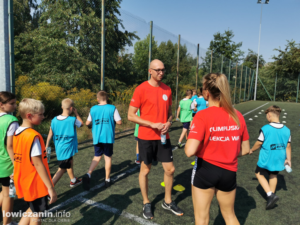 Olimpijska lekcja w-f w Popowie