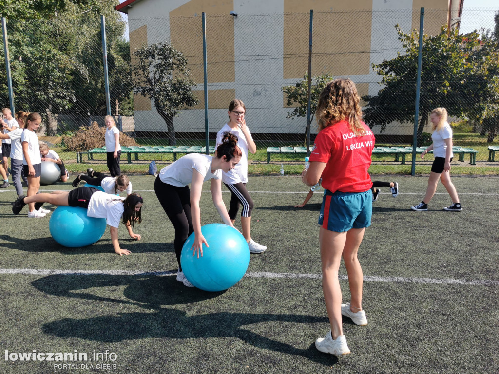 Olimpijska lekcja w-f w Popowie