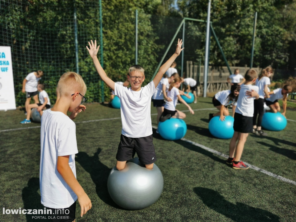 Olimpijska lekcja w-f w Popowie