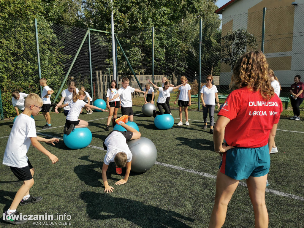 Olimpijska lekcja w-f w Popowie
