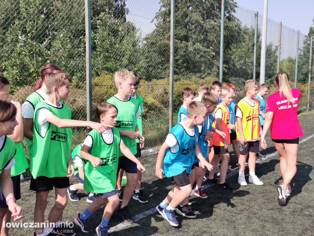 Olimpijska lekcja w-f w Popowie