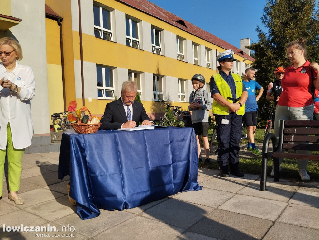 Rajd rowerowy uczniów SP 2 w Łowiczu