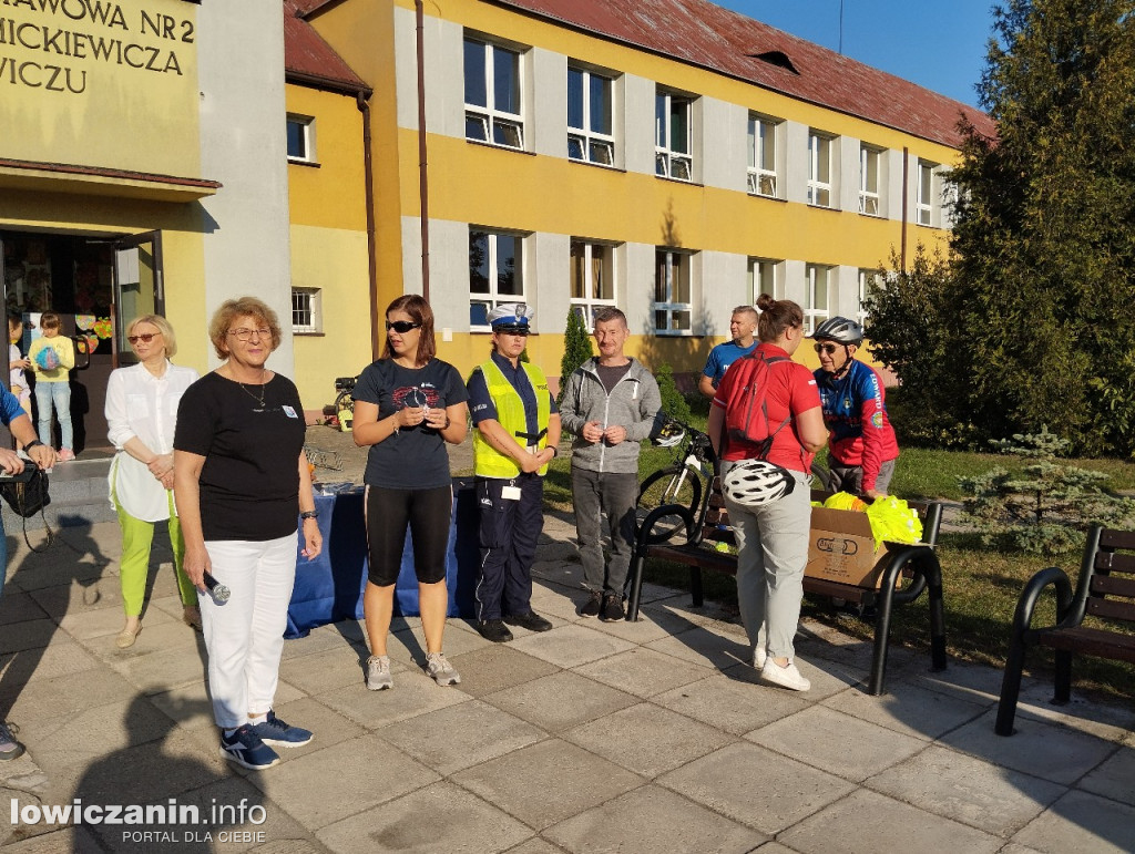 Rajd rowerowy uczniów SP 2 w Łowiczu