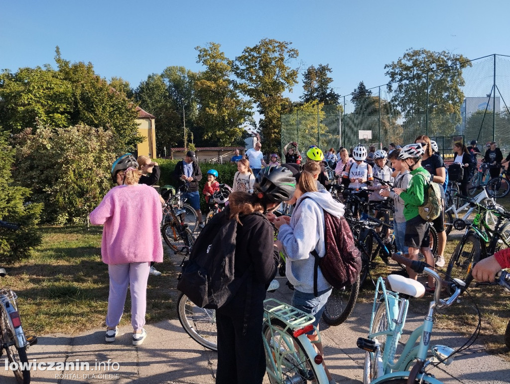 Rajd rowerowy uczniów SP 2 w Łowiczu