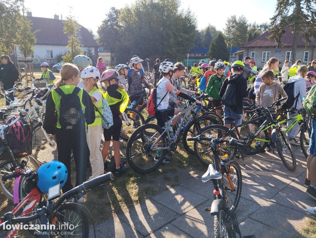 Rajd rowerowy uczniów SP 2 w Łowiczu