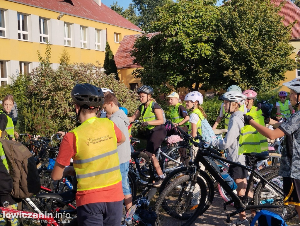 Rajd rowerowy uczniów SP 2 w Łowiczu