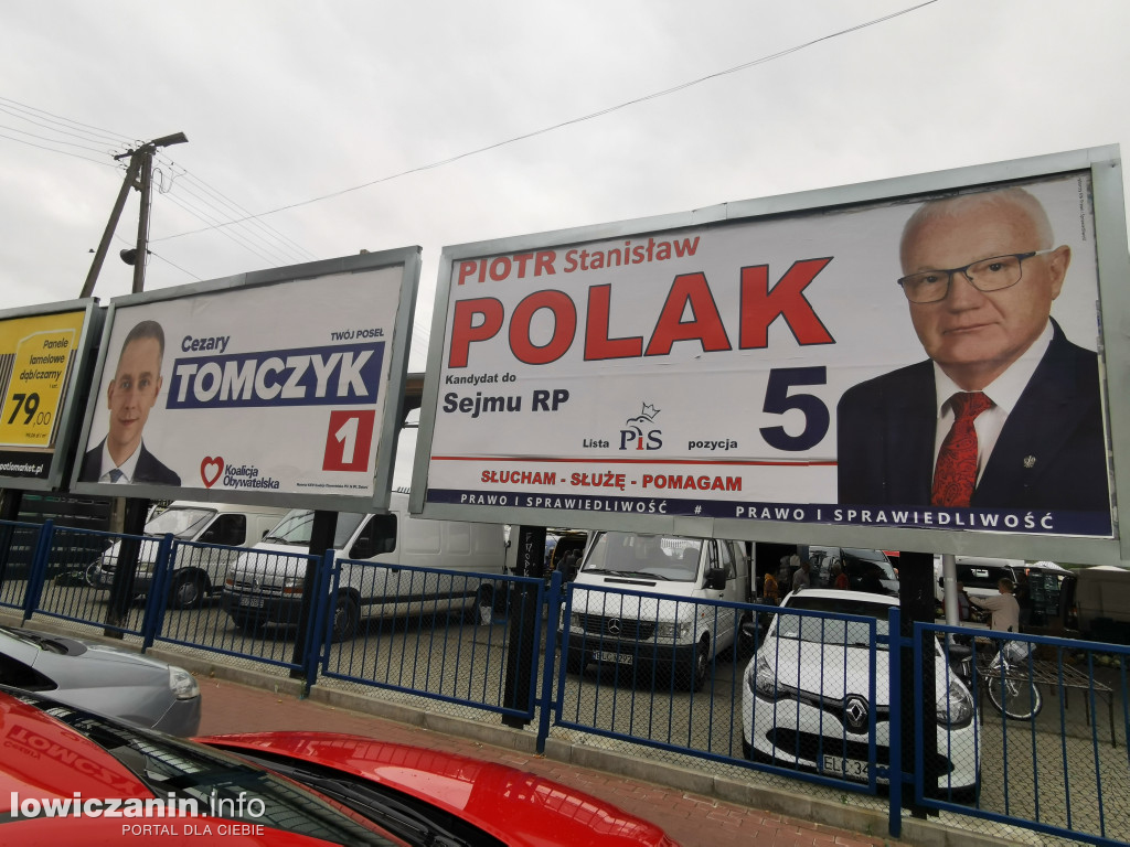 Kampania na targowisku w Łowiczu