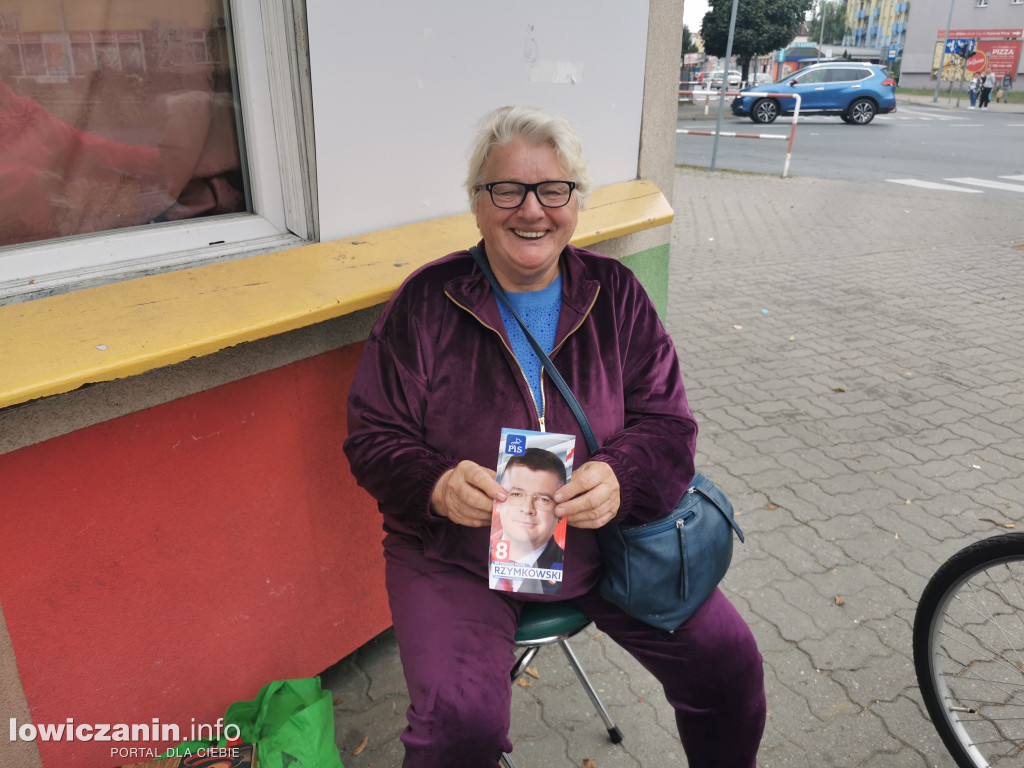 Kampania na targowisku w Łowiczu