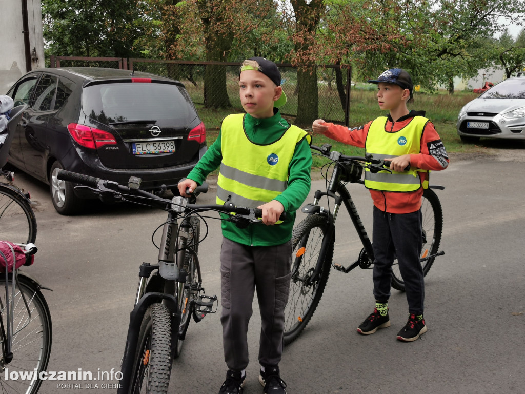 Rajd rowerowy w gminie Chąśno