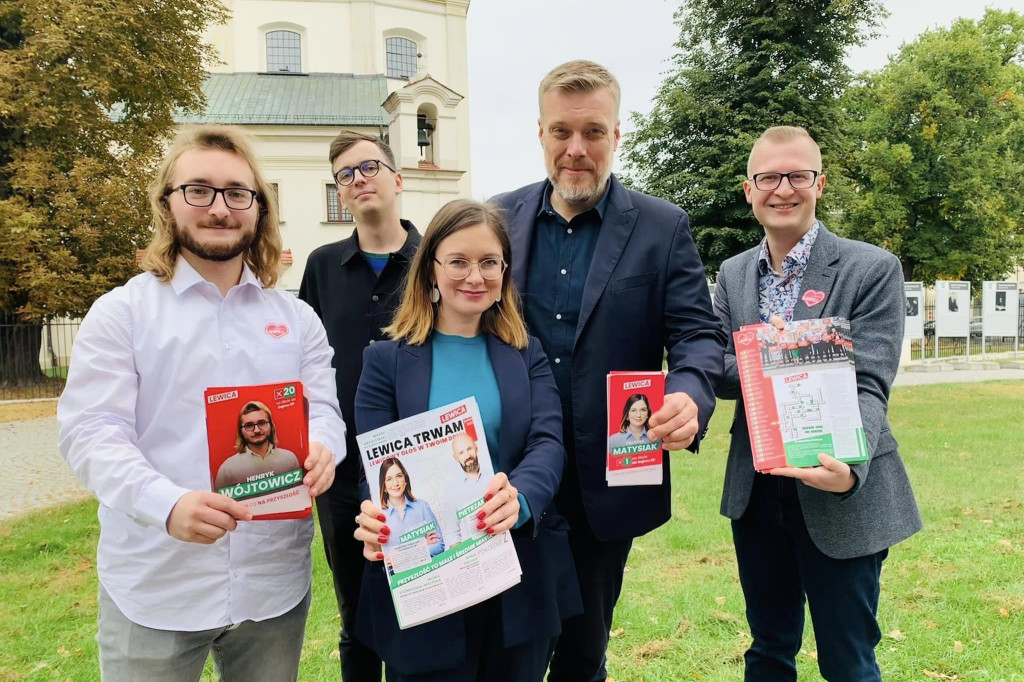 Adrian Zandberg odwiedził Łowicz i Maurzyce