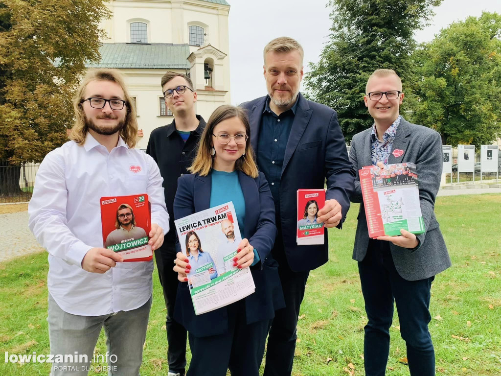 Adrian Zandberg odwiedził Łowicz i Maurzyce