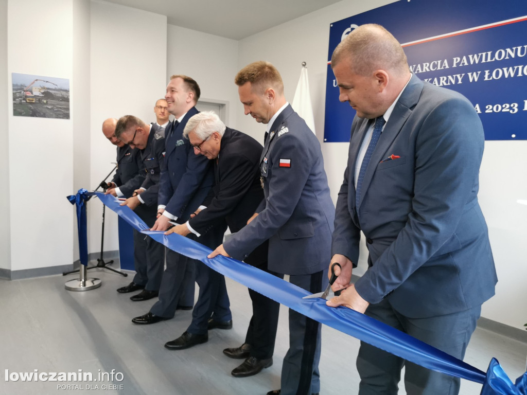 Otwarcie nowego pawilonu w łowickim Zakładzie Karnym