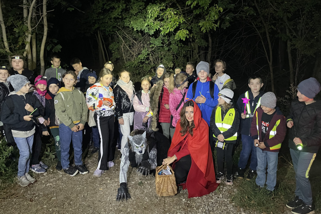 Nocny spacer z bajką w Domaniewicach