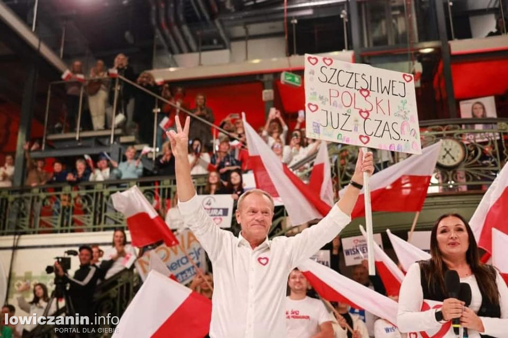 Łowicz obecny na spotkaniu z Tuskiem