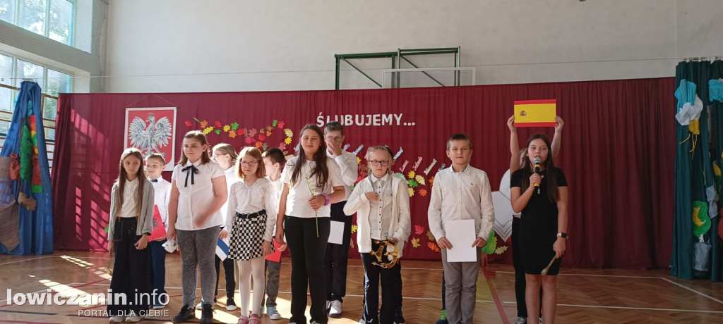 Pasowanie pierwszoklasistów SP w Bełchowie